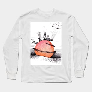 Not So Giant James and The Peach Long Sleeve T-Shirt